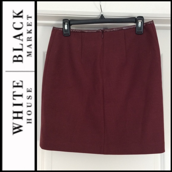 NWT Patent-Trim Boot Skirt - Picture 5 of 10